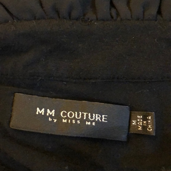 109: M M Couture by Miss Me Ladies long sleeve top - Picture 5 of 5